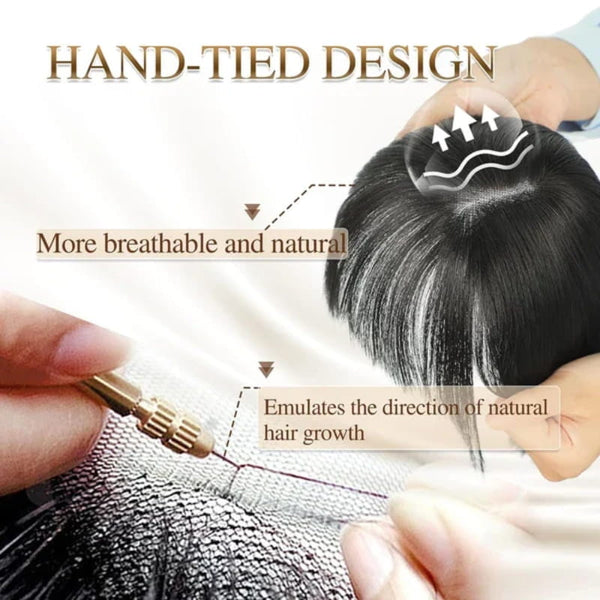 Stylische Haarteile mit Pony