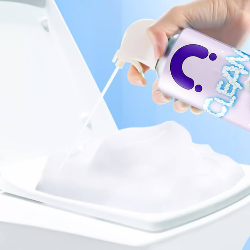 Erfrischender "Sprudelblitz" Reiniger für die Toilette