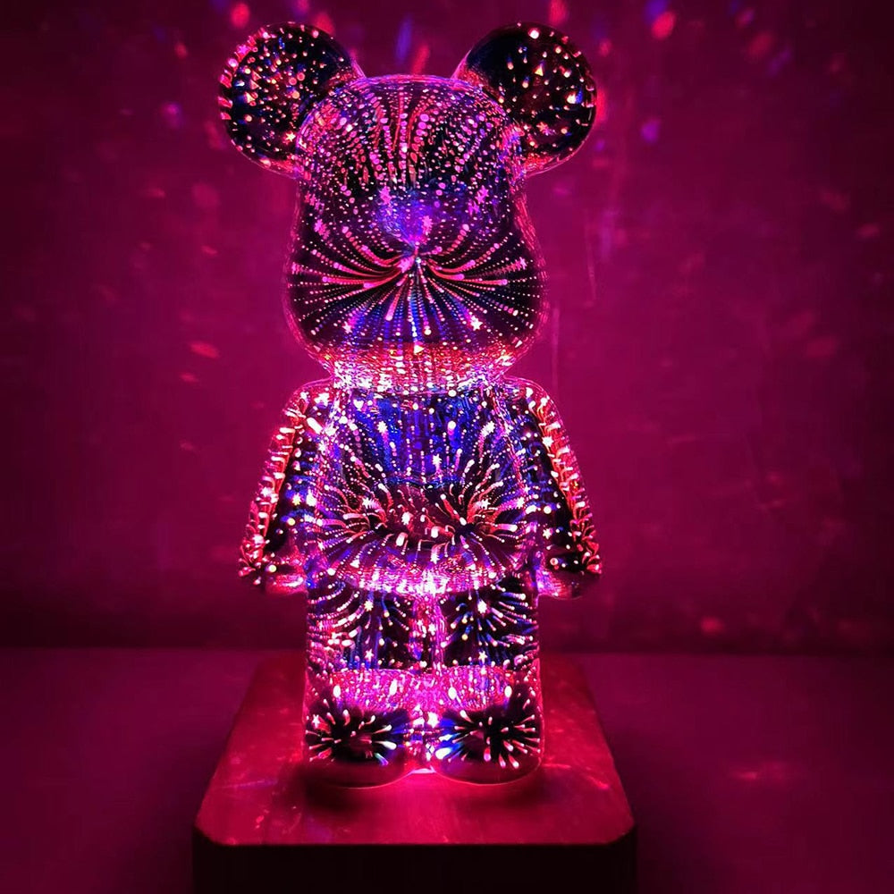 3D LED Feuerwerk Bär
