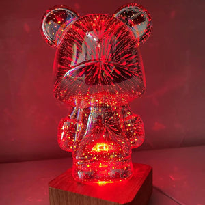3D LED Feuerwerk Bär