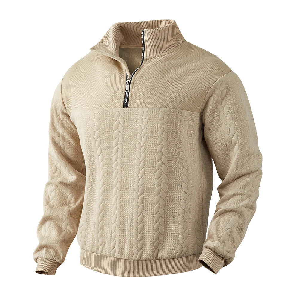 Henry's Eleganter Zip-Pullover