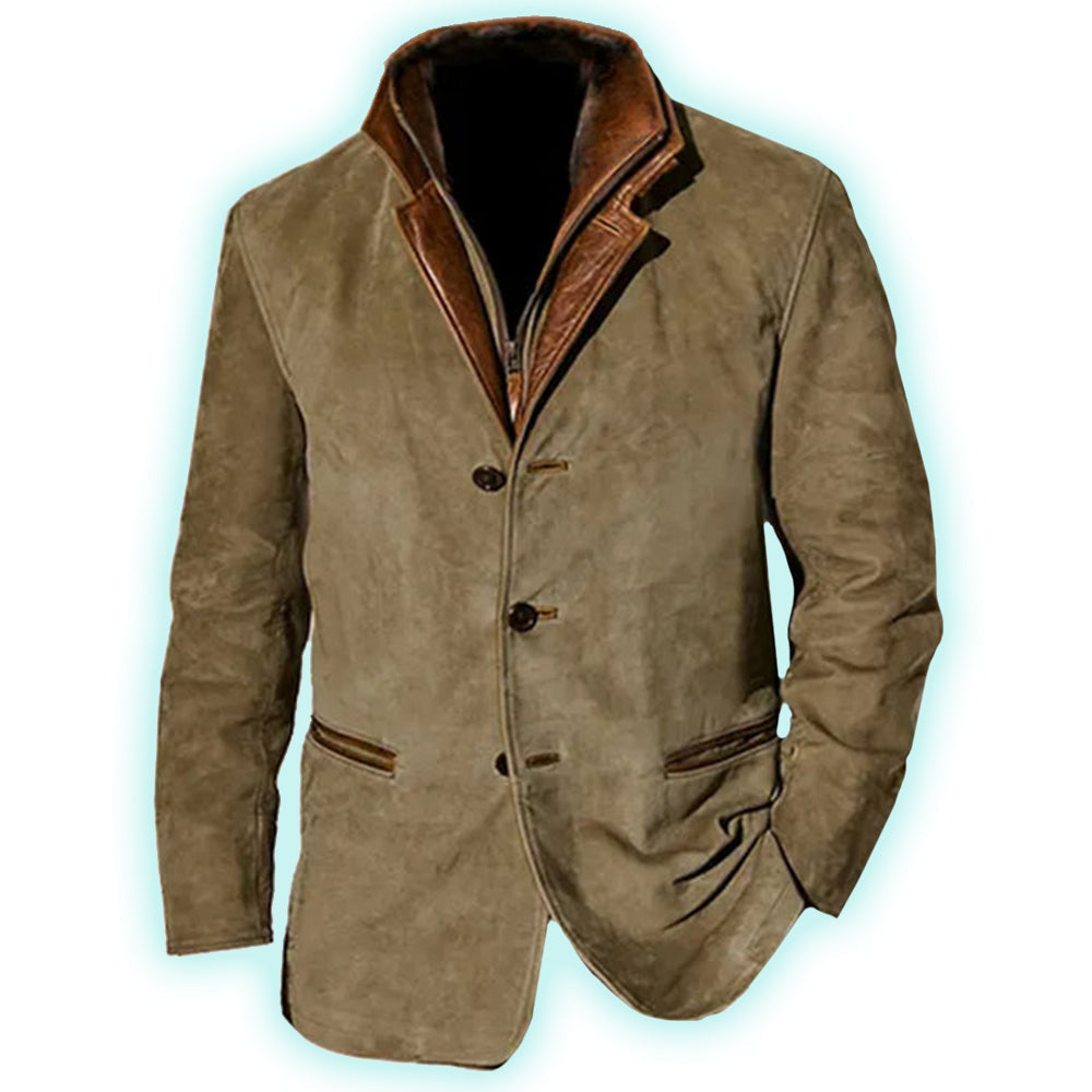 Elegante Wildleder Vintage Jacke