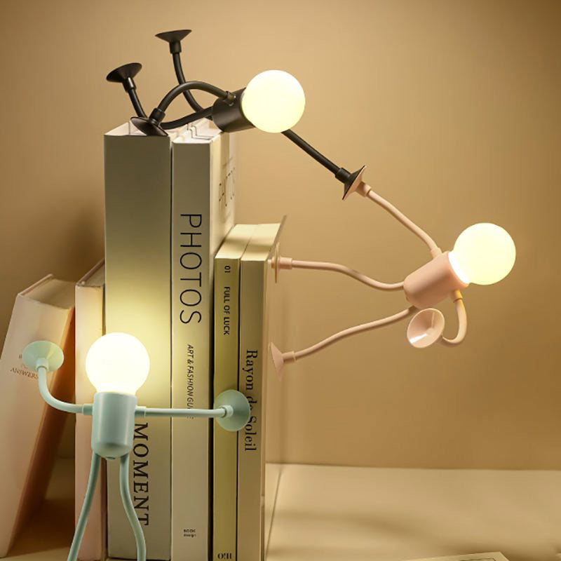 Lustige Sportler Nachtlampe mit Saugnapf
