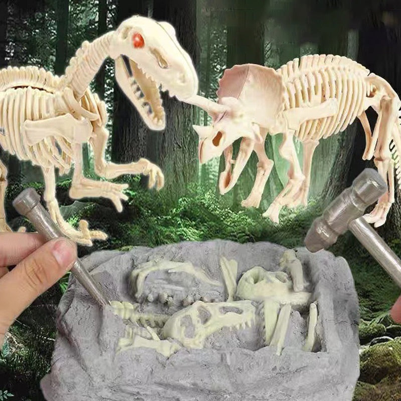 Tolles Lernspielzeug Für Kinder🎁2022 Dinosaurier-Fossilien-Ausgrabungsset