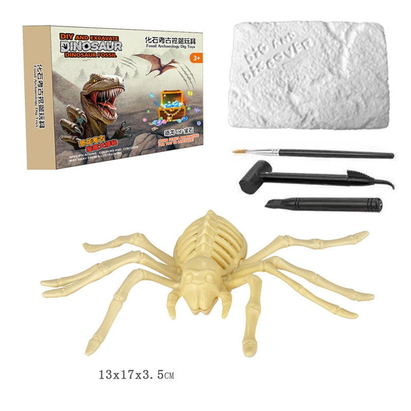 Tolles Lernspielzeug Für Kinder🎁2022 Dinosaurier-Fossilien-Ausgrabungsset