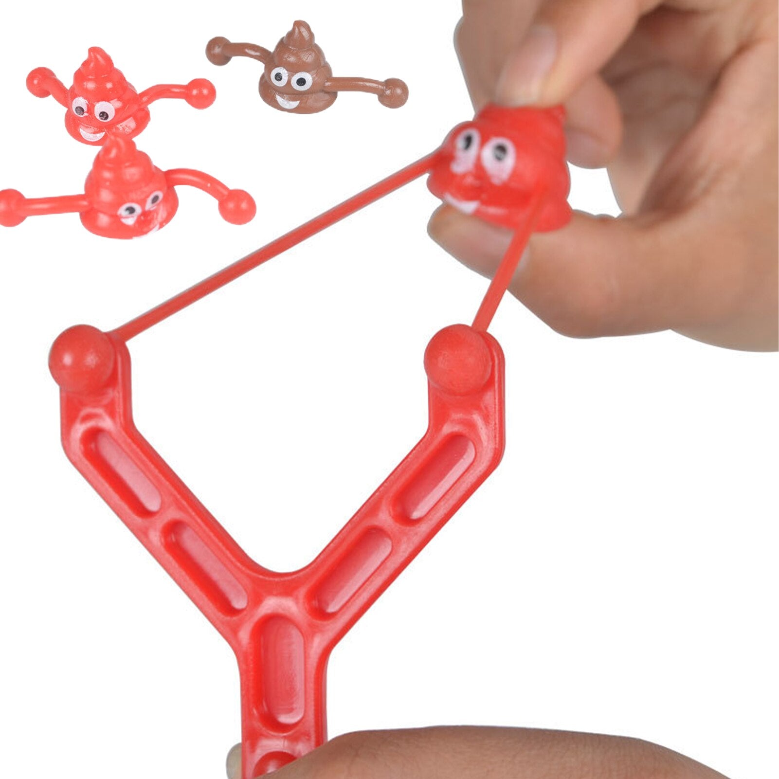 Smiley Poop Slingshot Spielzeug