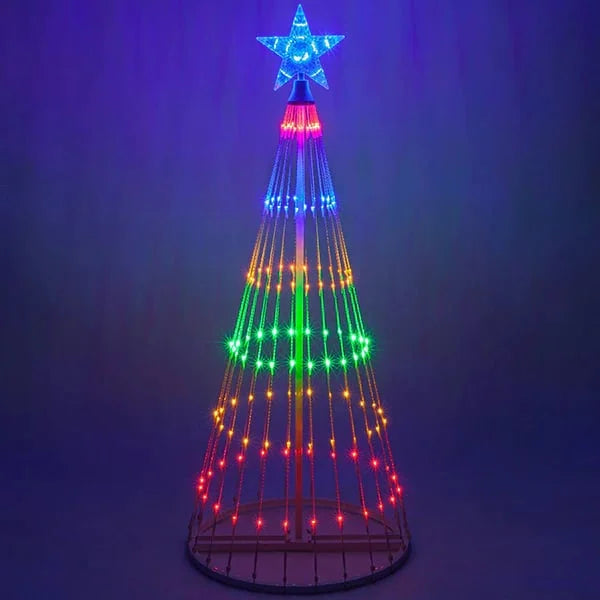 Magischer LED-Glanzbaum