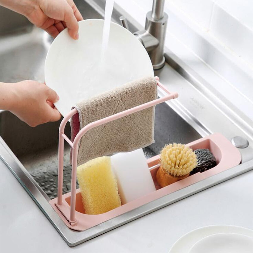 Waschbecken Halter Küchenhelfer Regal für Küchenseife Schwamm  uvm.