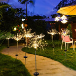 Wasserdichte LED Solar-Gartenfeuerwerkslampe