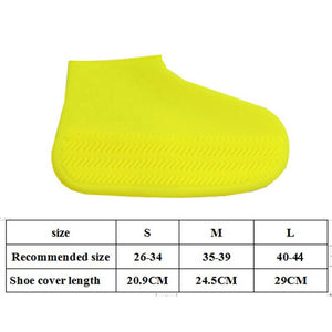 Unisex Wasserdichte Silikon Überschuhe, ein Paar