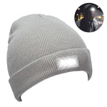 Led Licht  Knitted Beanie Kappe